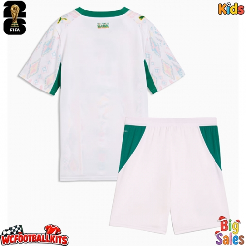 Senegal Replica Home Stadium Kit for Kids World Cup 2026 Short Sleeve (+ pants)